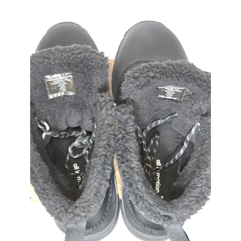 All in Motion Black Thermolite Waterproof Winter Boots | Women's Size 8 | Black